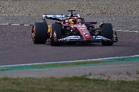 Charles Leclerc And Lewis Hamilton Test For Ferrari