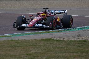 Charles Leclerc And Lewis Hamilton Test For Ferrari