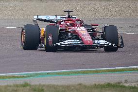 Charles Leclerc And Lewis Hamilton Test For Ferrari