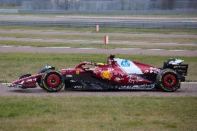 Charles Leclerc And Lewis Hamilton Test For Ferrari