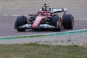 Charles Leclerc And Lewis Hamilton Test For Ferrari