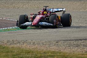 Charles Leclerc And Lewis Hamilton Test For Ferrari