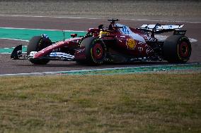 Charles Leclerc And Lewis Hamilton Test For Ferrari