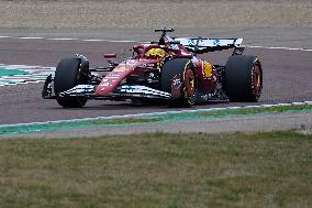 Charles Leclerc And Lewis Hamilton Test For Ferrari