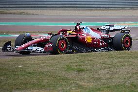 Charles Leclerc And Lewis Hamilton Test For Ferrari