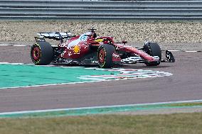 Charles Leclerc And Lewis Hamilton Test For Ferrari