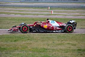 Charles Leclerc And Lewis Hamilton Test For Ferrari