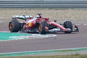 Charles Leclerc And Lewis Hamilton Test For Ferrari