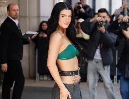 MFW - Charli D Amelio Leaving Their Hotel