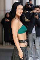 MFW - Charli D Amelio Leaving Their Hotel