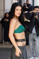 MFW - Charli D Amelio Leaving Their Hotel