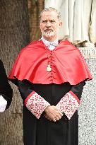 King Felipe Doctorate Ceremony at University of Alcala