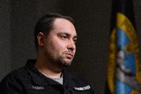 Kyrylo Budanov gives interview to Ukrinform