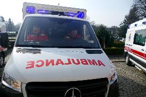Zakarpattia receives new ambulances for emergency medical care