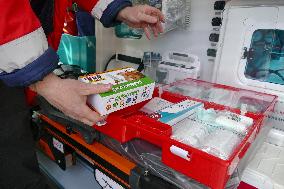 Zakarpattia receives new ambulances for emergency medical care