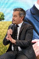 Karine Le Marchand and Gerald Darmanin at Agricultural Show - Paris