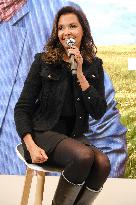 Karine Le Marchand and Gerald Darmanin at Agricultural Show - Paris