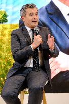 Karine Le Marchand and Gerald Darmanin at Agricultural Show - Paris