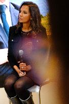 Karine Le Marchand and Gerald Darmanin at Agricultural Show - Paris