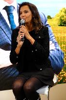 Karine Le Marchand and Gerald Darmanin at Agricultural Show - Paris