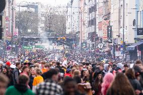 Women's Carnival Day In Zuelpicher Platz In Cologne