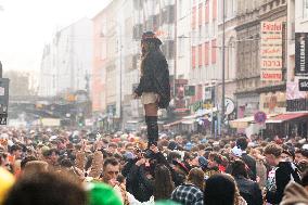Women's Carnival Day In Zuelpicher Platz In Cologne