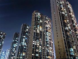 Country Garden Residential Night Scene in Binzhou