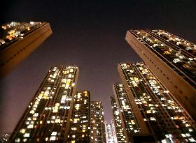 Country Garden Residential Night Scene in Binzhou