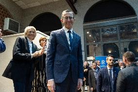 Bruno Retailleau At A Meeting - Lille