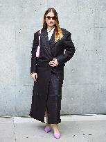 MFW - Camille Razat at Emporio Armani