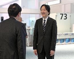 Crown prince returns home from Thailand