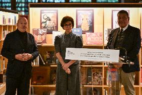 Sponsorship agreement between Marc Ladreit de Lacharriere and Quai Branly museum in Paris - FA