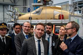 Marc Ferracci Visits Airbus Helicopters - Marignane-Vitrolles