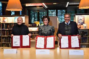 Sponsorship agreement between Marc Ladreit de Lacharriere and Quai Branly museum in Paris - FA