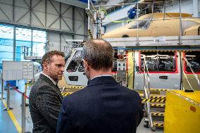 Marc Ferracci Visits Airbus Helicopters - Marignane-Vitrolles