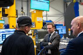 Marc Ferracci Visits Airbus Helicopters - Marignane-Vitrolles