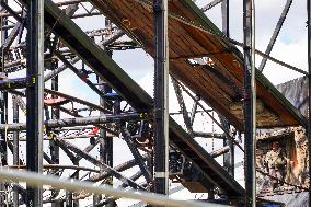 The Rides And Fairground Businesses For The Oktoberfest In Munich Will Be Set Up