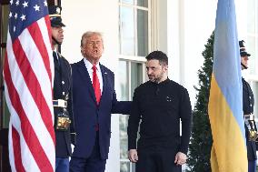 Trump Welcomes Zelensky - Washington