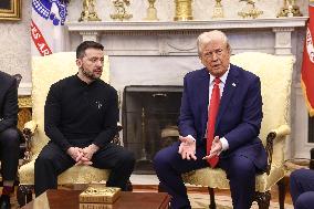 Trump Welcomes Zelensky - Washington