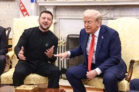 Trump Welcomes Zelensky - Washington