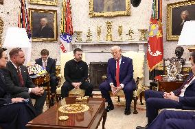 Trump Welcomes Zelensky - Washington