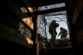 Work of 44th Brigades artillery unit in Zaporizhzhia sector