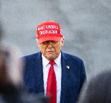 President Donald J Trump  Departs The White House