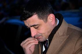 Demonstration for Pro-Russian Politician Calin Georgescu Under Criminal Investigation in Romania