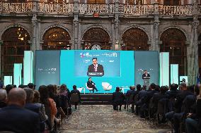 President Of France Emmanuel Macron Visit Porto, Portugal