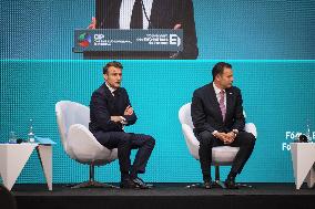 President Of France Emmanuel Macron Visit Porto, Portugal