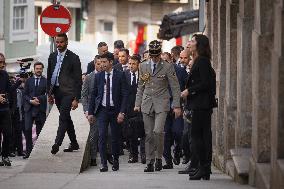 President Of France Emmanuel Macron Visit Porto, Portugal