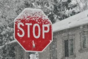 Daily Life During Winter In Toronto, Canada