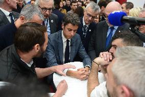 French Politicians Visit Agricultural Fair - Paris
