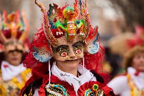 Carnival Parade In Madrid, Spain